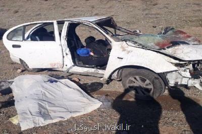 فوت ۱۱۰۱ نفر در بهمن ۹۸ بر اثر تصادفات رانندگی