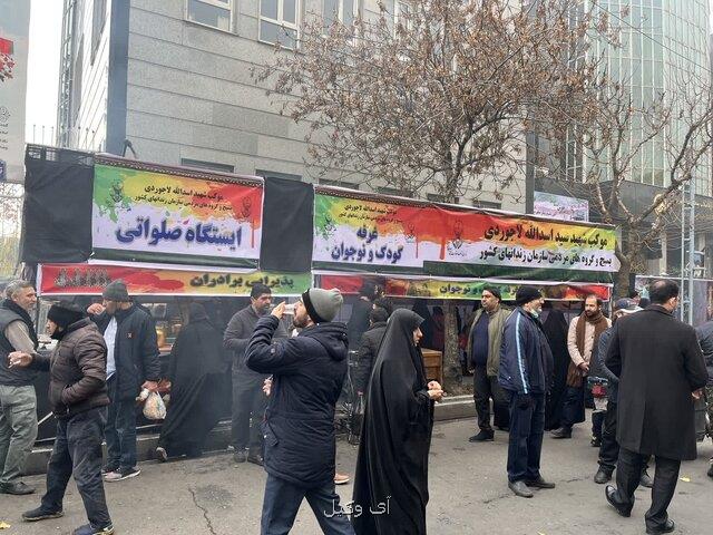 حضور مسئولین سازمان زندان ها در مراسم خاکسپاری شهدای گمنام