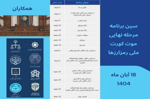 پژوهشگاه قوه قضاییه میزبان رقابت علمی رمزارزها